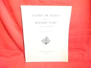 L'école de Nancy et la reliure d'Art.