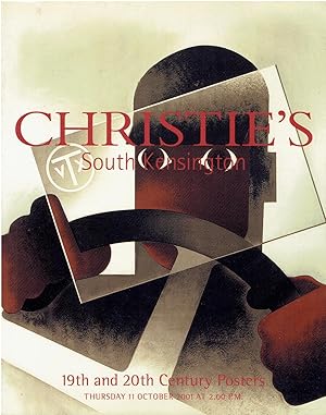 Christie's Auction Catalog, South Kensington, UK - 19th and 20th Century Posters (October 11, 2001)