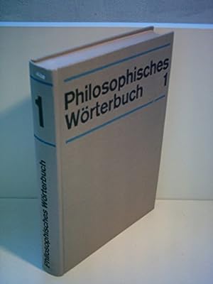 Bild des Verkäufers für Georg Klaus: Philosophisches Wörterbuch [Band 1] zum Verkauf von Gabis Bücherlager