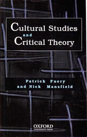 Seller image for Cultural Studies and Critical Theory for sale by Goulds Book Arcade, Sydney