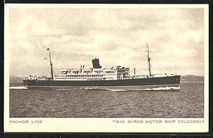 Bild des Verkufers fr Ansichtskarte Passagierschiff Caledonia Twin Screw Motor Ship zum Verkauf von Bartko-Reher