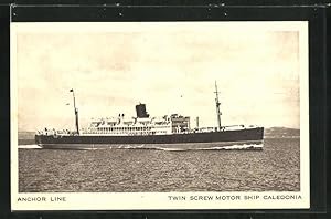Bild des Verkufers fr Ansichtskarte Passagierschiff Caledonia Twin Screw Motor Ship zum Verkauf von Bartko-Reher