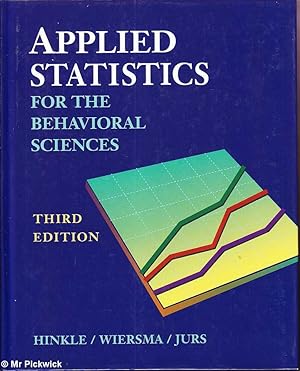 Applied Statistics for the Behavioral Sciences