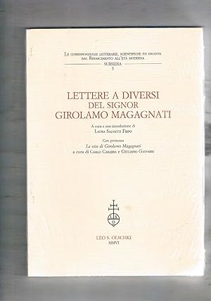 Immagine del venditore per Lettere a diversi del signor Girolamo Magagnati. venduto da Libreria Gull