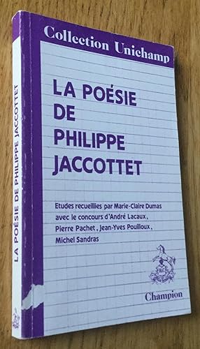 La poésie de Philippe Jaccottet
