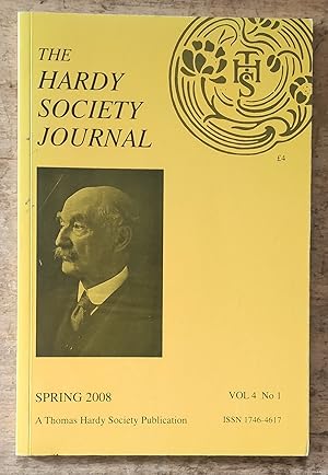 Seller image for The Hardy Society Journal Spring 2008 Vol 4 No 1 for sale by Shore Books