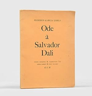 Seller image for Ode  Salvador Dali. Texte espagnol & traduction pas Louis Parrot & Paul Eluard. for sale by Peter Harrington.  ABA/ ILAB.