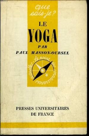 Bild des Verkufers fr Que sais-je? N 643 Le yoga zum Verkauf von Le-Livre