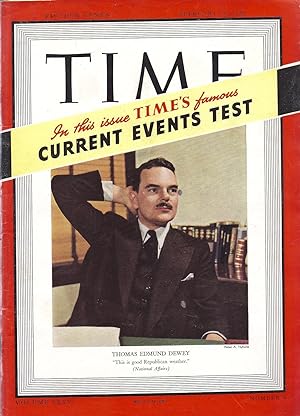 Time The Weekly News Magazine Volume XXXV Number 9 February 26, 1940 hd