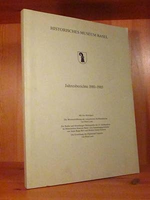 Seller image for Jahresberichte 1981 - 1985. for sale by Das Konversations-Lexikon