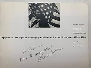 Bild des Verkufers fr Appeal to this age: Photography of the Civil Rights Movement, 1954-1968 zum Verkauf von Anders Wahlstedt Fine Art