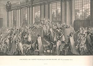 Imagen del vendedor de Journe de Saint-Cloud, le 18 Brumaire An 8 (9 Novembre 1799). a la venta por Antiquariat Burgverlag