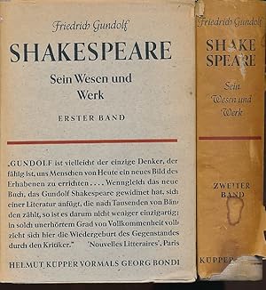 [William] Shakespeare. Sein Wesen und Werk. 2 Bände.