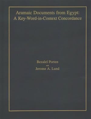 Immagine del venditore per Aramaic Documents from Egypt : A Key-Word-In-Context Concordance venduto da GreatBookPrices
