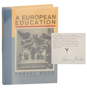Seller image for A European Education (Signed Limited Edition) for sale by Jeff Hirsch Books, ABAA