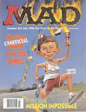 MAD. Number 347 July 1996. The unofficial Magazine of the 1996 Olympics.