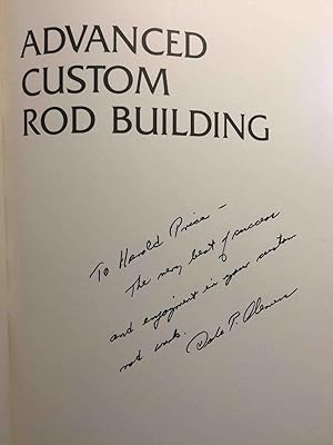 Seller image for ADVANCED CUSTOM ROD BUILDING. for sale by Bookfever, IOBA  (Volk & Iiams)