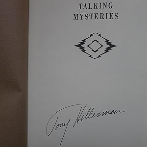 Seller image for Talking Mysteries, A conversation with Tony Hillerman and Ernie Bulow, Illustrations by Ernest Franklin, for sale by Wolfgang Rger