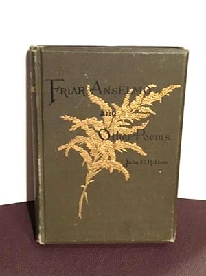 Image du vendeur pour Friar Anselmo and Other Poems mis en vente par Henry E. Lehrich