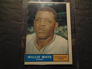 Willie Mays Baseball Card Topps 1961 #150