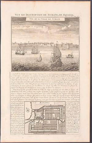 Imagen del vendedor de Surat & Batavia; View and Description of Surat & Batavia a la venta por Trillium Antique Prints & Rare Books