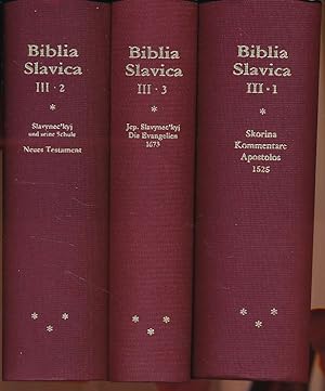 Neues Testament in der Übersetzung des Priestermönchs Jepifanij Slavynec'kyj. 3 Bände. Band 3.1: ...