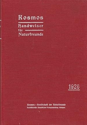 Kosmos Handweiser für Naturfreunde 23. Jahrgang 1926 ;