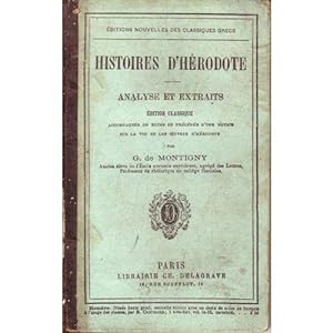 Seller image for Histoires D'hrodote. Analyse et Extraits for sale by Des livres et nous