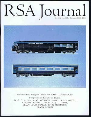 Seller image for RSA Journal No. 5426 February 1992: The Journal of the Royal Society for the Encouragement of Arts, Manufactures & Commerce for sale by Lazy Letters Books