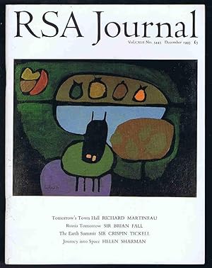 Seller image for RSA Journal No. 5445 December 1993: The Journal of the Royal Society for the Encouragement of Arts, Manufactures & Commerce for sale by Lazy Letters Books