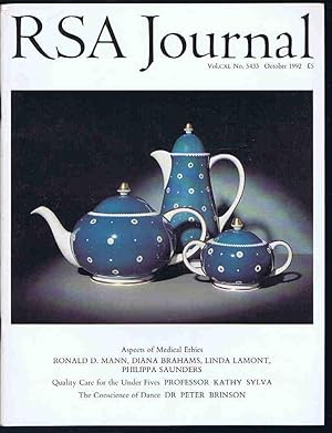 Seller image for RSA Journal No. 5433 October 1992: The Journal of the Royal Society for the Encouragement of Arts, Manufactures & Commerce for sale by Lazy Letters Books