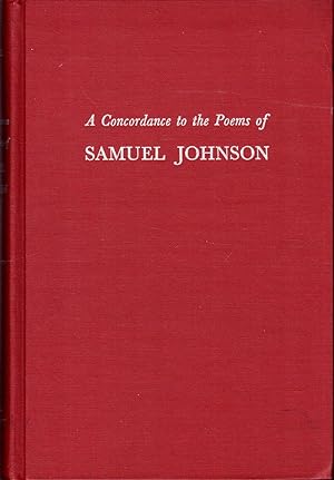Seller image for A Concordance to the Poems of Samuel Johnson) for sale by Dorley House Books, Inc.