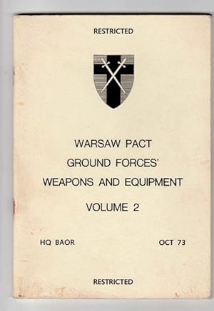 Warsaw pact ground forces' weapons and equipment. Volume II