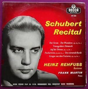 Schubert Recital (Piano Frank Martin) (Schellack-Platte (10", 33 1/3 RPM)
