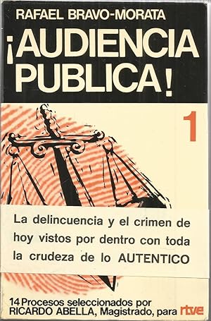 Imagen del vendedor de AUDIENCIA PUBLICA Tomo 1 (14 Procesos seleccionados por Ricardo Abella Magistrado para TVE a la venta por CALLE 59  Libros