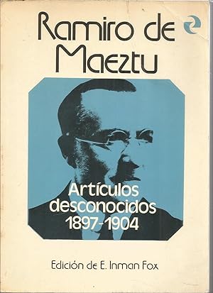 ARTICULOS DESCONOCIDOS 1897-1904 -colecc Biblioteca del pensamiento