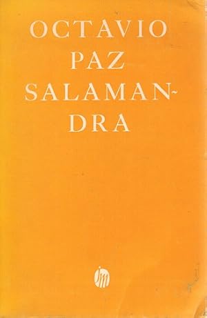 Bild des Verkufers fr Salamandra (1958 - 1961) zum Verkauf von La Librera, Iberoamerikan. Buchhandlung