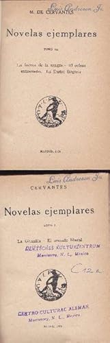 Bild des Verkufers fr Novelas ejemplares. Vol. I (tomos I y II), Vol. II (tomos III y IV). zum Verkauf von La Librera, Iberoamerikan. Buchhandlung