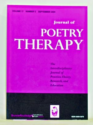 Immagine del venditore per Journal of Poetry Therapy, Volume 17, Number 3 (September 2004) venduto da Cat's Cradle Books