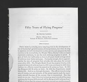 Imagen del vendedor de Fifty Years Of Flying Progress a la venta por Legacy Books II