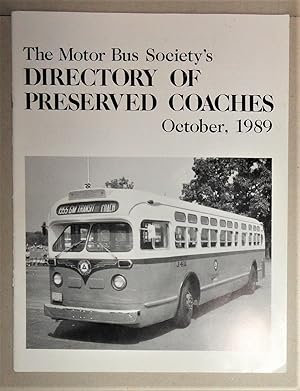 Directory of Preserved Coaches October, 1989