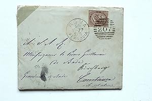 Bild des Verkufers fr Eigenhndiger Brief an Prinz Wilhelm von Baden 1877 zum Verkauf von Versandantiquariat Hsl