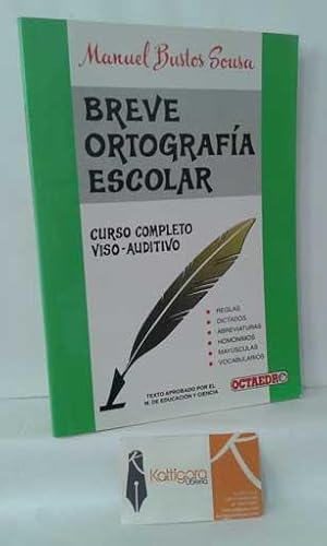 Imagen del vendedor de BREVE ORTOGRAFA ESCOLAR. CURSO COMPLETO VISO-AUDITIVO a la venta por Librera Kattigara