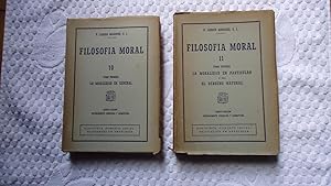 Seller image for FILOSOFIA MORAL (2 TOMOS - OBRA COMPLETA). OBRA MUY ESCASA. ESTADO MUY BUENO for sale by Ernesto Julin Friedenthal