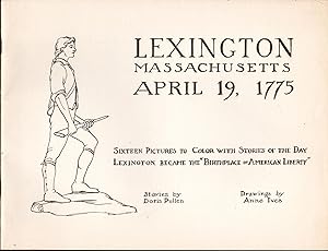 Children's Coloring Books of Lexington Massachusetts with stories of the day the American Revolut...
