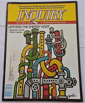 Image du vendeur pour Inquiry Magazine: A Libertarian Review (July 1983) mis en vente par Bloomsbury Books