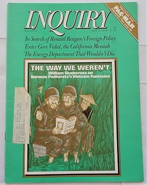 Imagen del vendedor de Inquiry Magazine (May 17, 1982) (Later: A Libertarian Review) a la venta por Bloomsbury Books