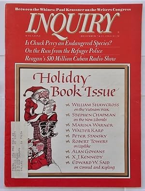 Image du vendeur pour Inquiry Magazine (December 7 & 21, 1981) (Single Issue) (Later: A Libertarian Review) mis en vente par Bloomsbury Books