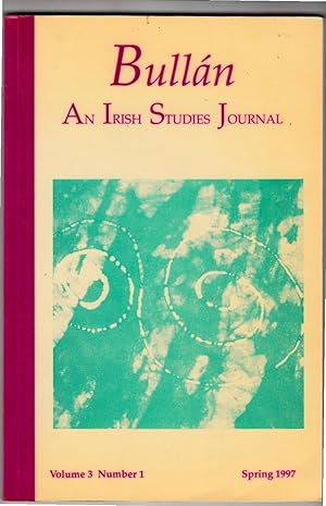 Immagine del venditore per Bullan | An Irish Studies Journal vol 3 no 1 Spring 1997 | Ideology of Irish Studies by Terry Eagleton | Gerard Manley Hopkins, George Bernard Shaw, The Famine on Stage & more. venduto da *bibliosophy*