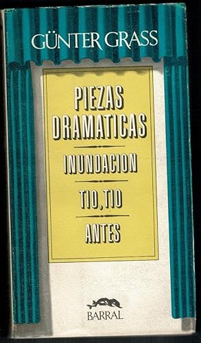 Imagen del vendedor de PIEZAS DRAMTICAS: INUNDACIN/TO,TO/ANTES a la venta por Librera Dilogo
